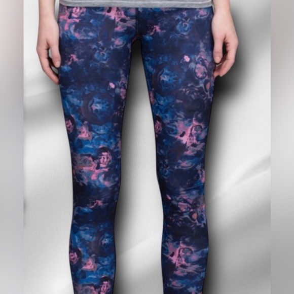 Lululemon Wunder Under Pant Full-On Luon Moody Mirage Bark Berry Deep Navy - Picture 2 of 12